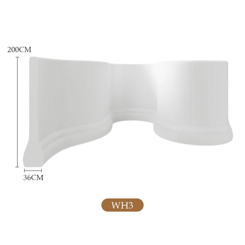 2023New Cloud Room Divider Folding Portable Wedding Display Shelf Against Wall Exhibition Store  Display Rack
