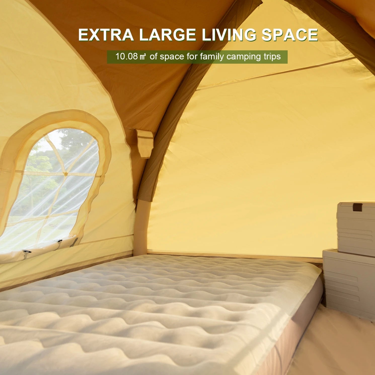 Waterproof air Tent Inflatable Camping Outdoor for 3-4 Person Glamping