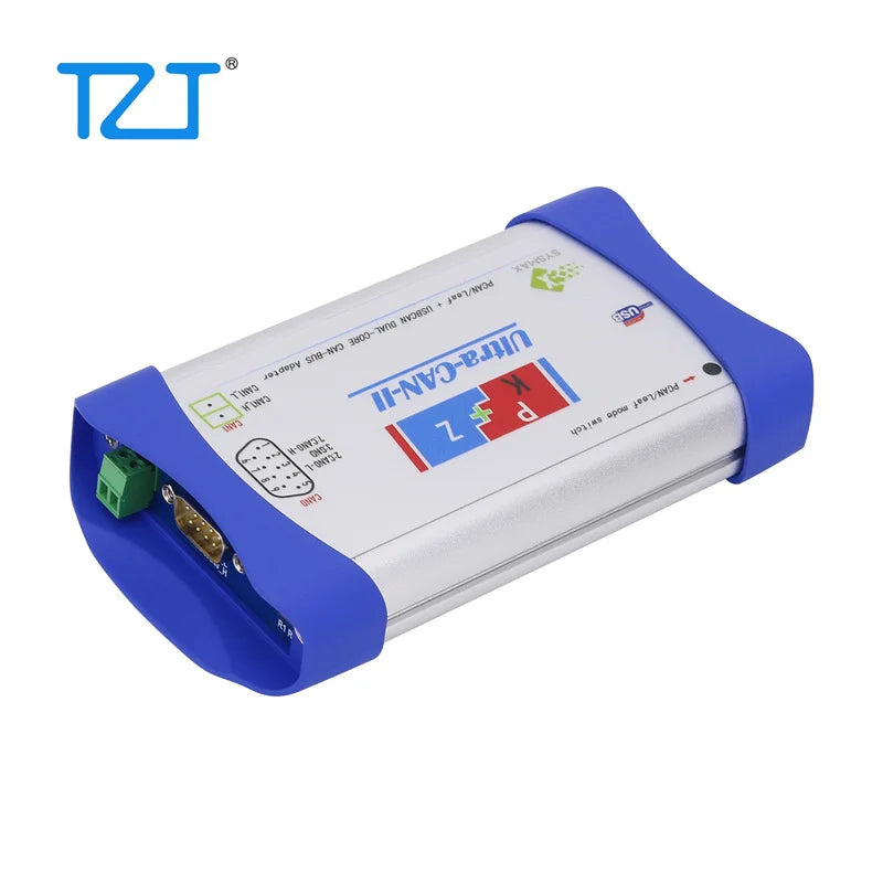 TZT Ultra-CAN-II CAN Analyzer CAN Box New Energy Tool Supports for USBCAN + PCAN/Kvaser + Dual Mode