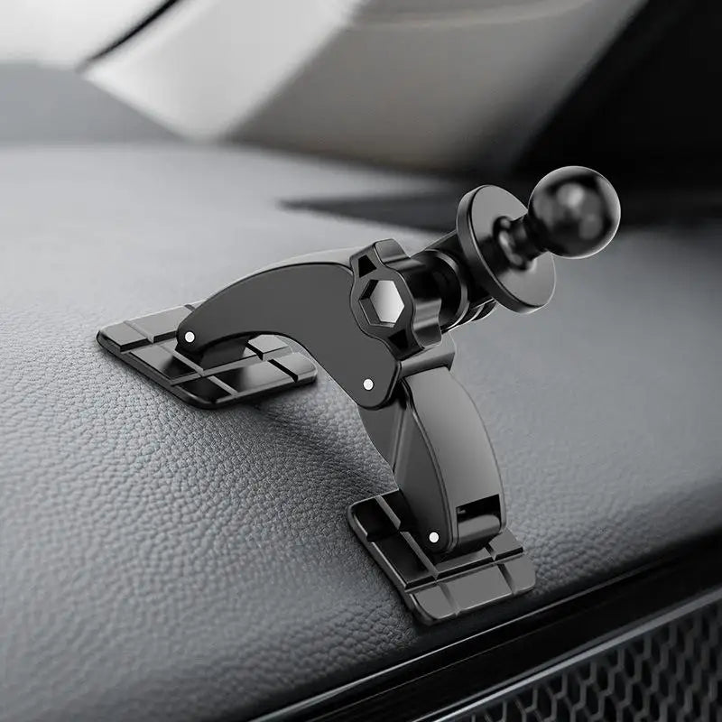 Car Phone Bracket Automobile Dashboard Curved Surface Adhesive Navigation Holder 17mm Ball Head Cellphone Support Accessories