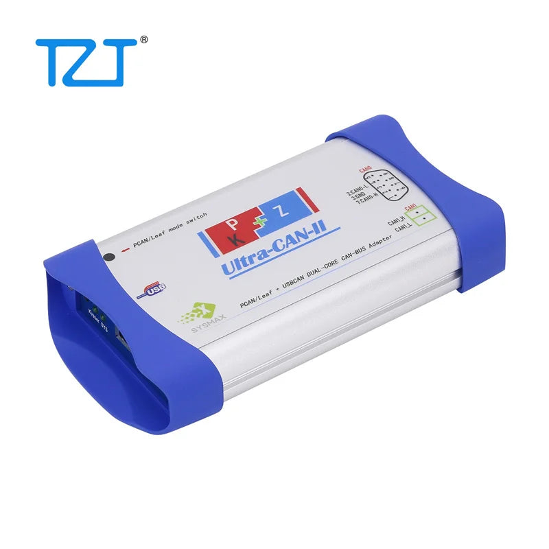 TZT Ultra-CAN-II CAN Analyzer CAN Box New Energy Tool Supports for USBCAN + PCAN/Kvaser + Dual Mode