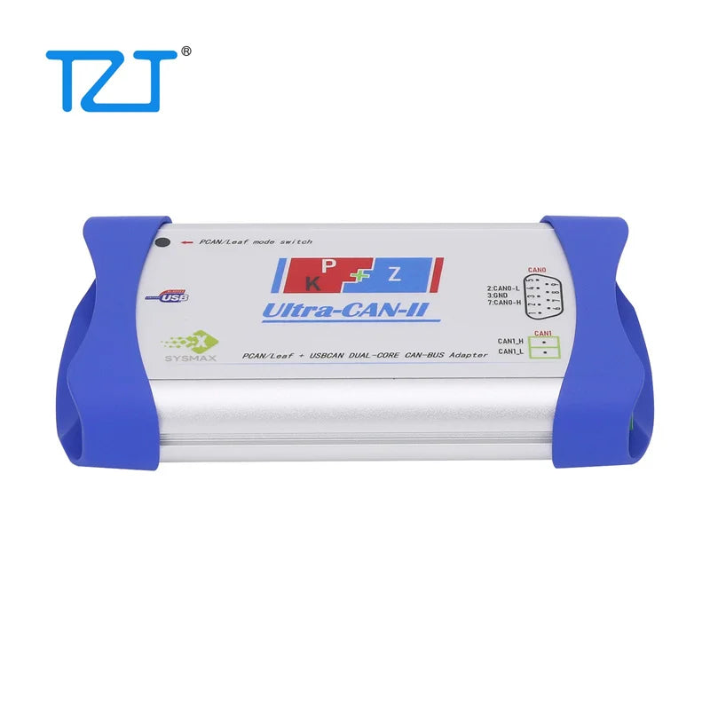 TZT Ultra-CAN-II CAN Analyzer CAN Box New Energy Tool Supports for USBCAN + PCAN/Kvaser + Dual Mode