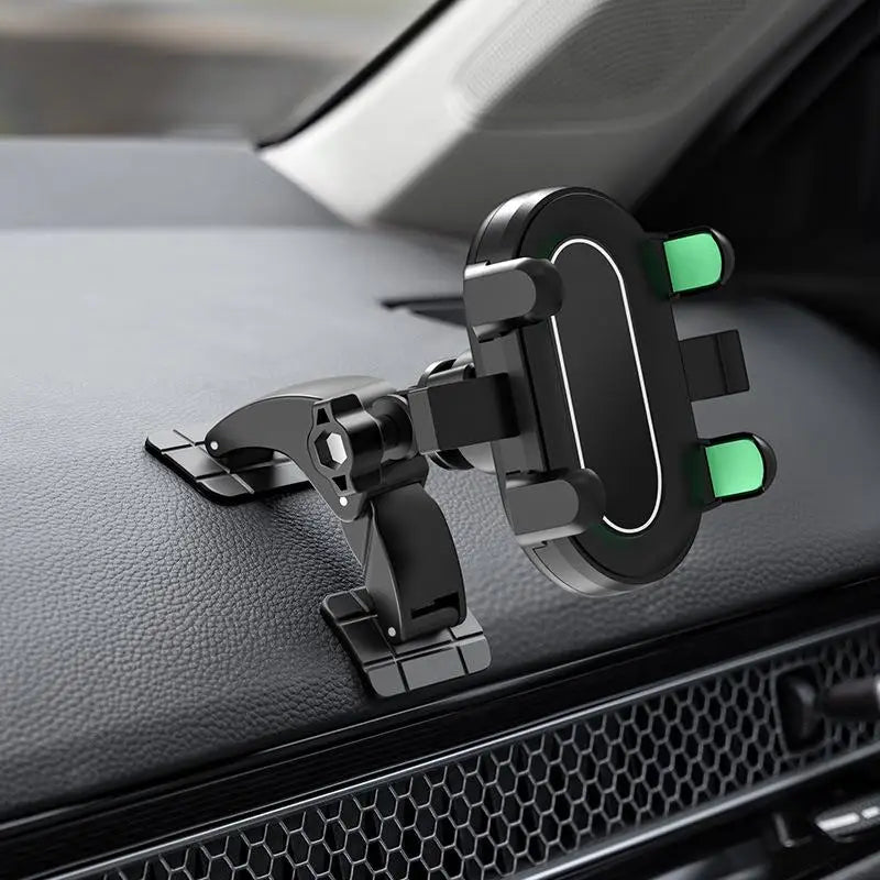 Car Phone Bracket Automobile Dashboard Curved Surface Adhesive Navigation Holder 17mm Ball Head Cellphone Support Accessories