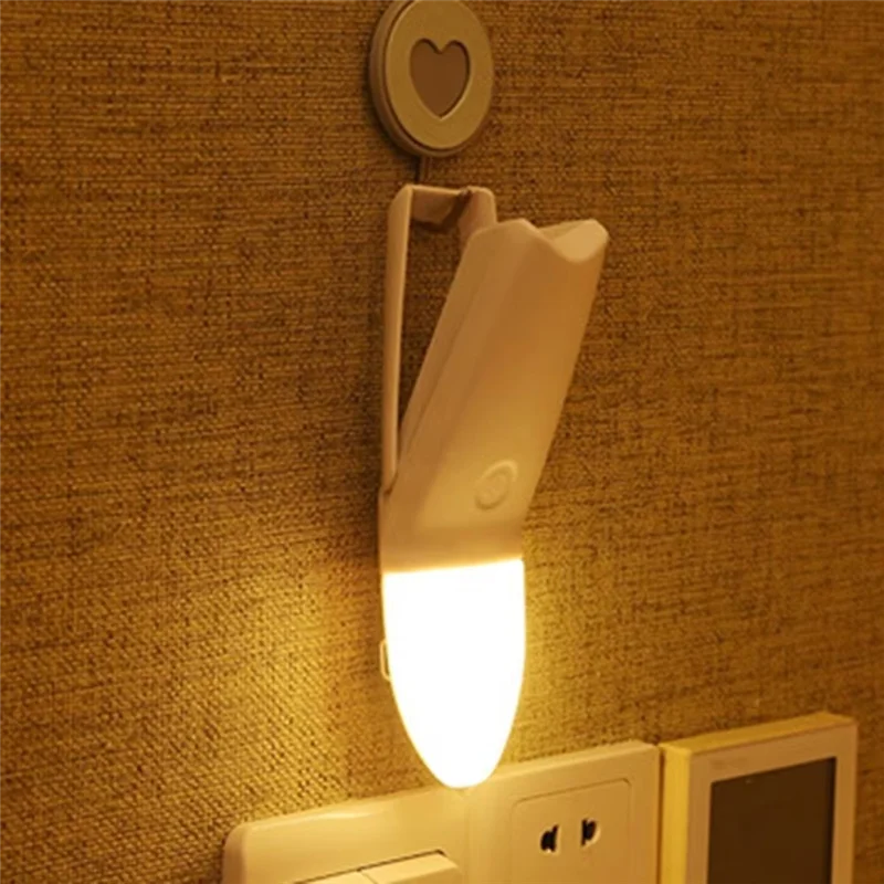 ABMH-3-Color LED Night Light Wall-Mounted Lamp Withtouch Switch Forreading Andbedside Use
