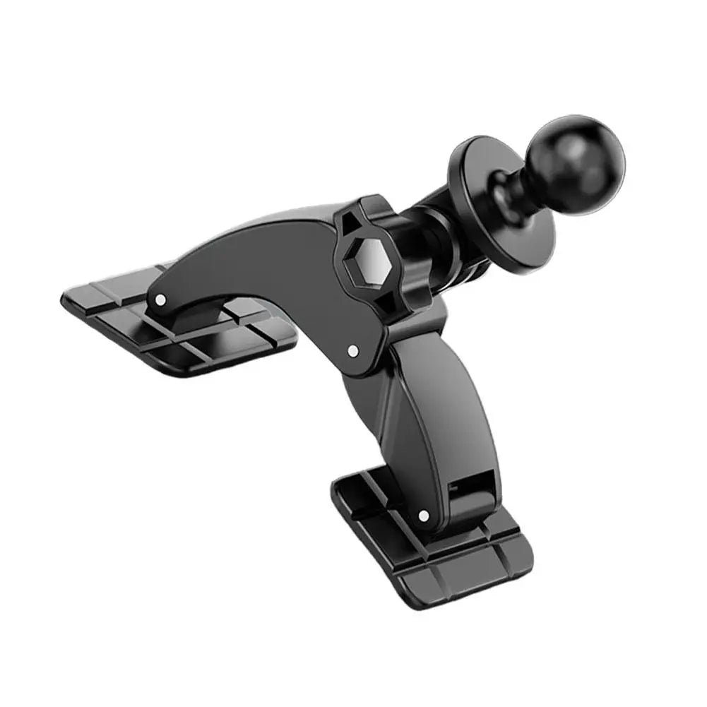 Car Phone Bracket Automobile Dashboard Curved Surface Adhesive Navigation Holder 17mm Ball Head Cellphone Support Accessories